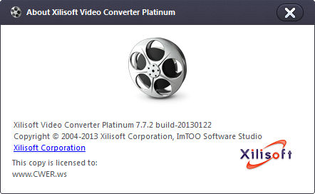Xilisoft Video Converter Platinum 7.7.2.20130122