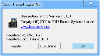 BreezeBrowser Pro 1.9.8.3