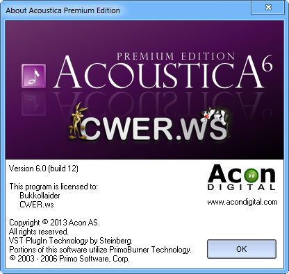 Acoustica Premium Edition Без СМС