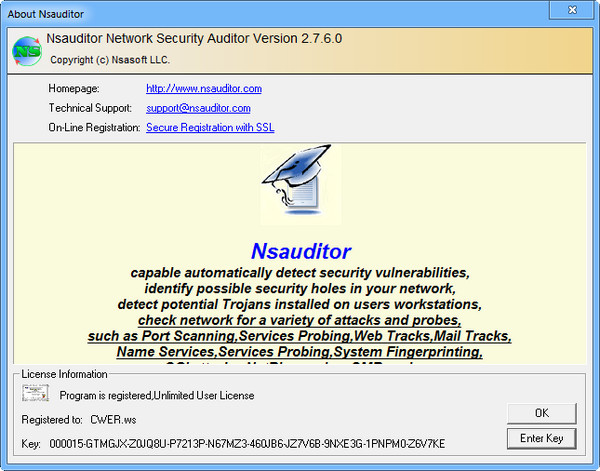 Nsauditor Network Security Auditor 2.7.6