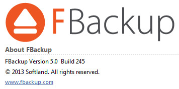 FBackup 5.0 Build 245