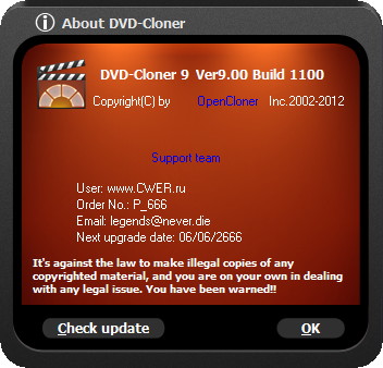 DVD-Cloner 9.00 Build 1100