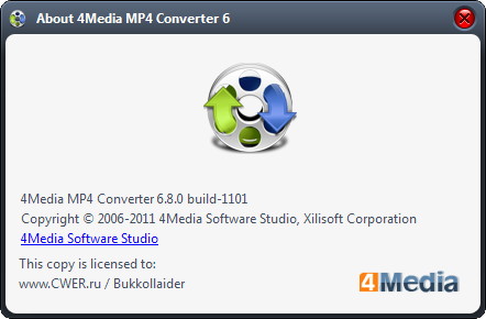 4Media MP4 Converter 6.8.0.1101