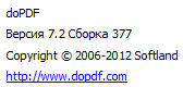 doPDF 7.2 Build 377