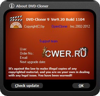 DVD-Cloner 9.20 Build 1104