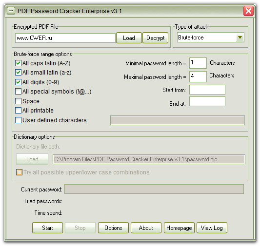 PDF Password Cracker Enterprise