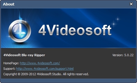 4Videosoft Blu-ray Ripper 5.0.22