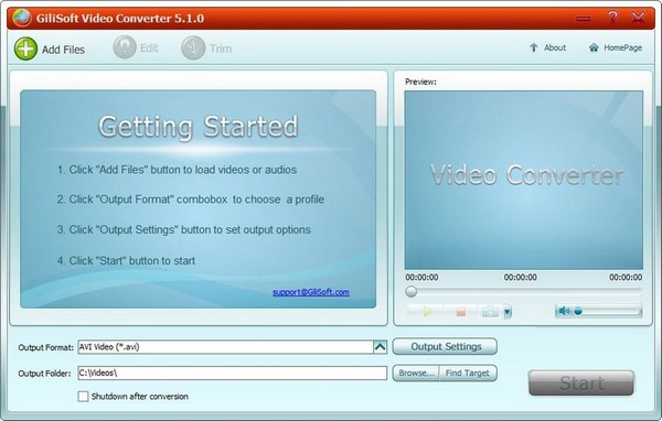 Giliisoft Video Converter