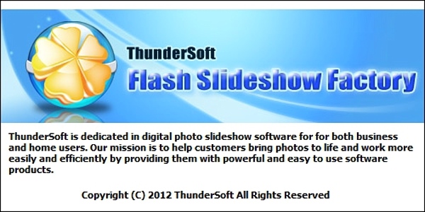 ThunderSoft Flash Slideshow Factory