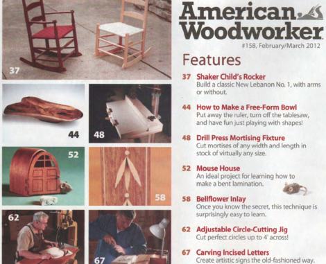 American Woodworker №158 (February-March 2012)сод
