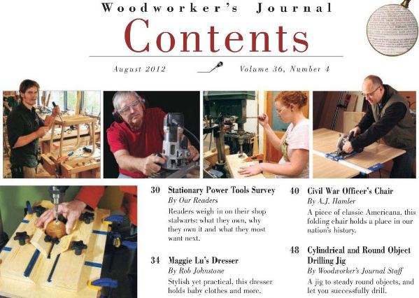 Woodworker's Journal №4 (August 2012)с