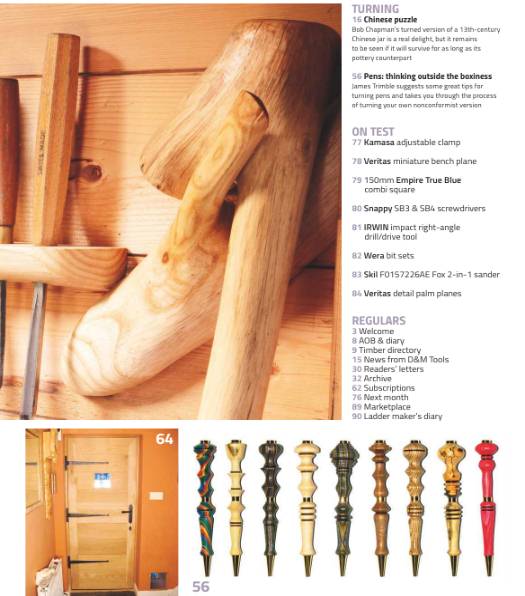 The Woodworker & Woodturner №8 (August 2017)с1