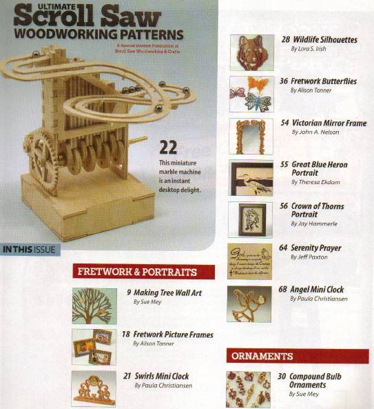 Ultimate ScrollSaw Woodworking Patterns (Spring 2014)с