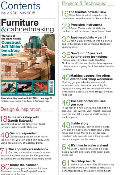Furniture & Cabinetmaking №231 (May 2015)c