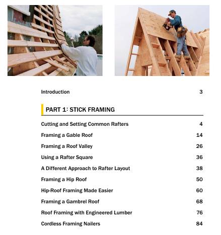 Fine Homebuilding. Framing Roofs1