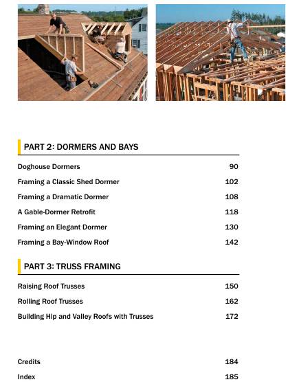Fine Homebuilding. Framing Roofs2