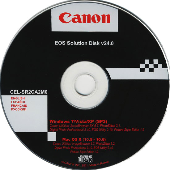 Программу Canon Eos 1100D