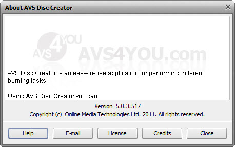 Portable AVS Disc Creator 5.0.3.517